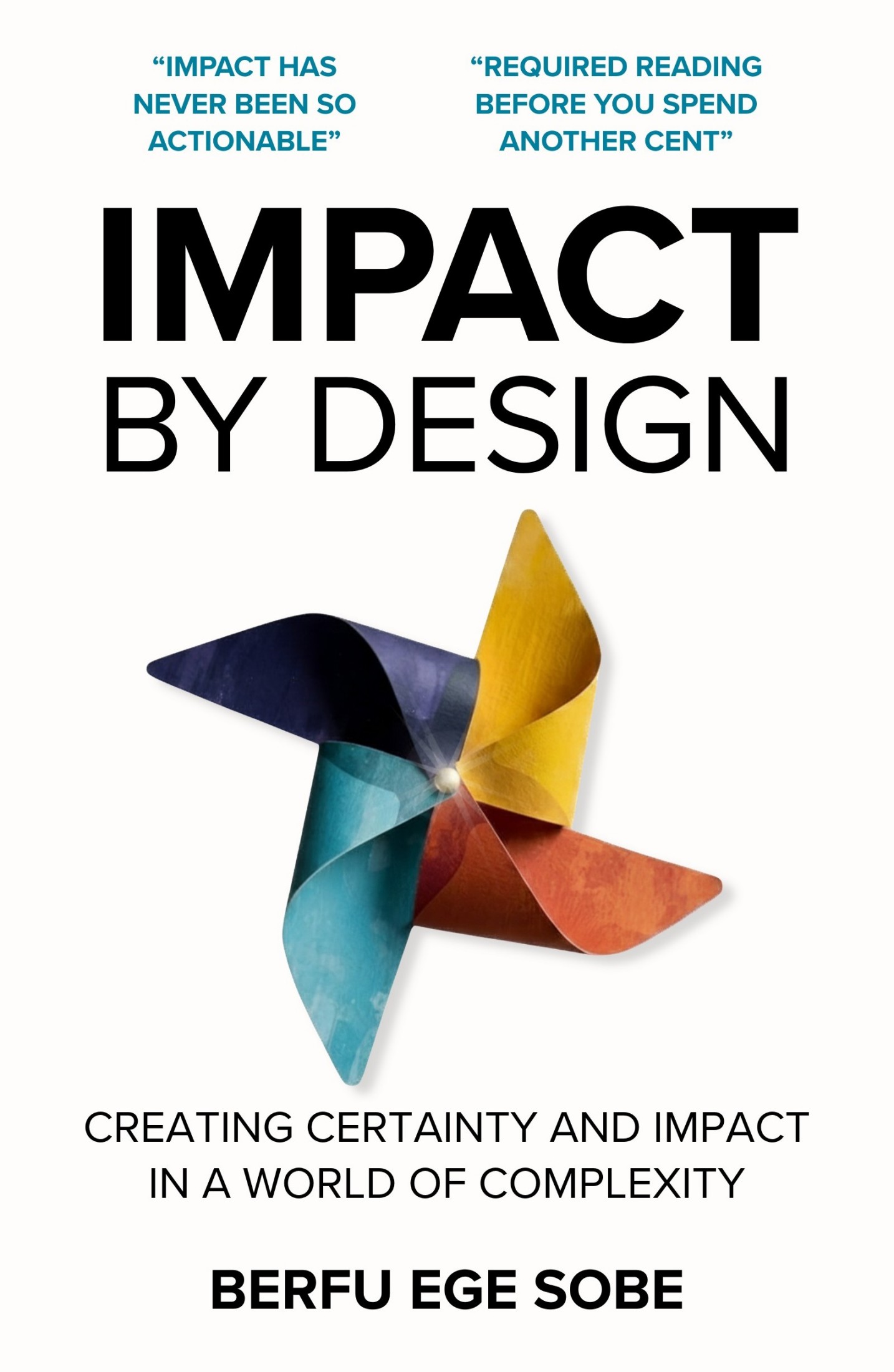 Impact by Design by Berfu Ege Sobe, book cover